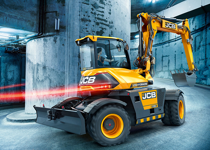 JCB Hydradig manoeuvrability