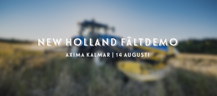 New Holland fältdemo Kalmar 2019