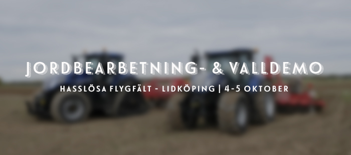 Jordbearbetning -& valldemo Hasslösa 2019