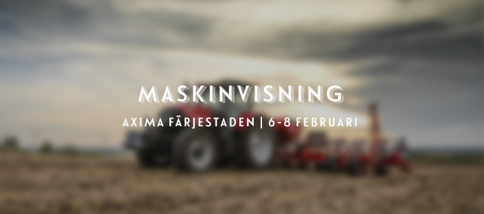 Maskinvisning Axima Färjestaden 2020