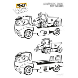 Barnaktiviteter JCB, Måla dumpers