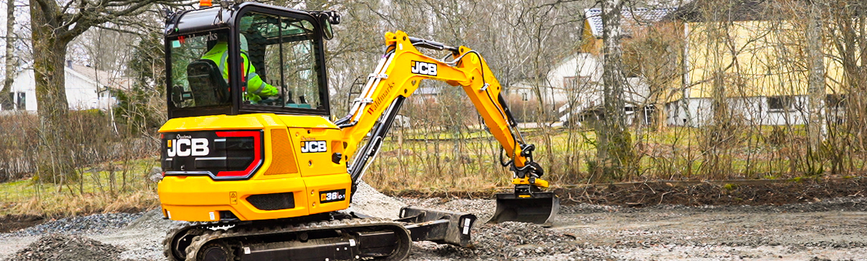 ”En smidig, stark & bränslesnål minigrävare!” | Mats Johansson, Waldmarks Entreprenad AB, valde JCB 36C-1