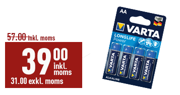 Varta AA batterier 4-pack